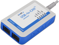 USB-to-CAN V2 Automotive, 2x CAN High-Speed, 1x schakelbaarnaar CAN Low Speed, 1x LIN [2x RJ45], galvanisch gescheiden